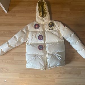 BBC Ice cream white/gold winter jacket